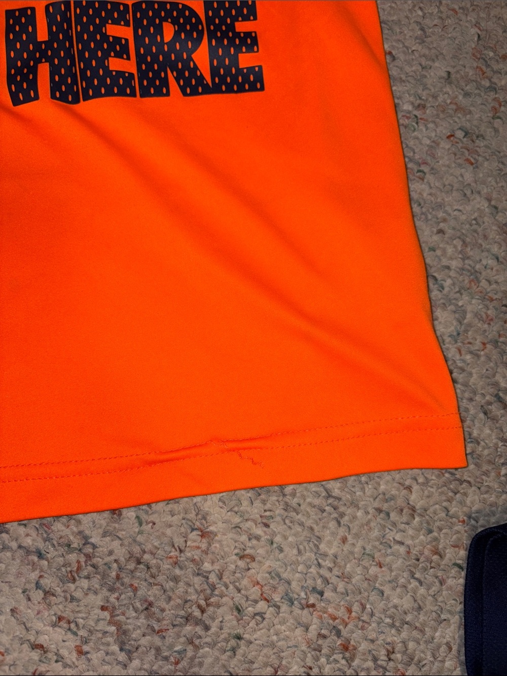 Nike Orange Short Sleeve 'The Future Is Here' Graphic Tee - Picture 6 of 9